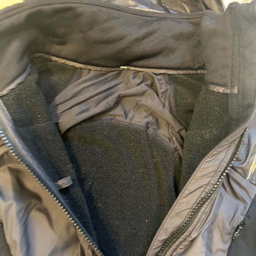 Lululemon Sprinter Zip Up Long Sleeve Jacket Knit SleevesHidden Hood Size 4 - Picture 2 of 11